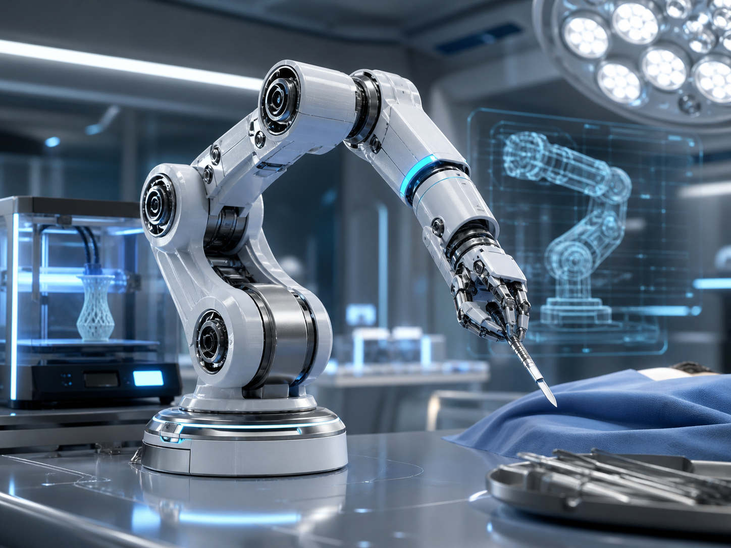 Bras robotise assistant chirurgical